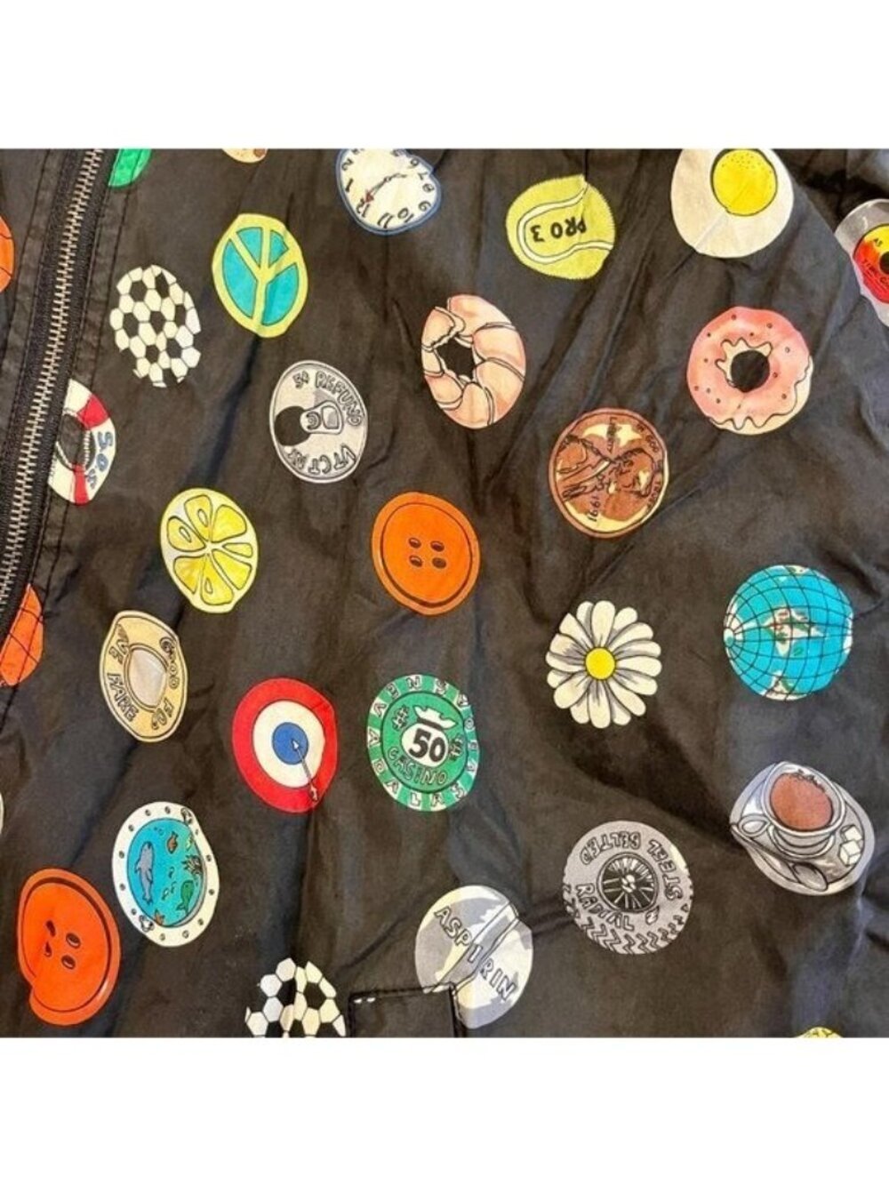 Vintage 1990 Nicole Miller Collectors Bomber Jacket Size L - Picture 9 of 16